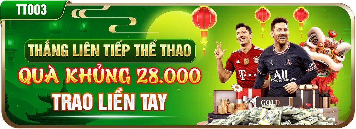 Chương trình hoàn trả hàng tuần tại CM888